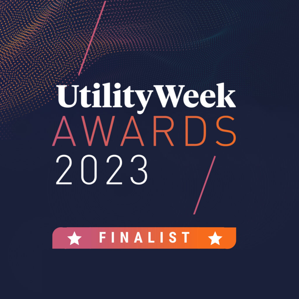Utility Week Awards 2023 finalist badge